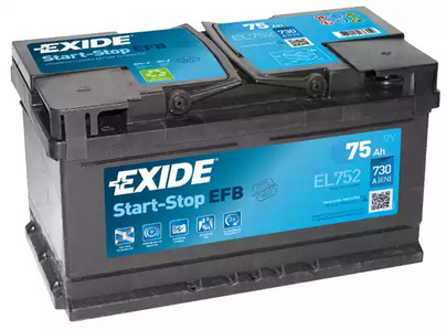 Аккумулятор EXIDE EL752